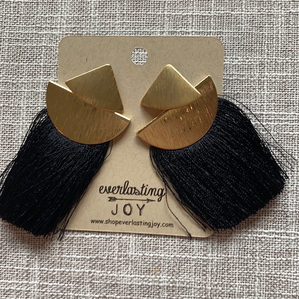 Statement tassel earrings